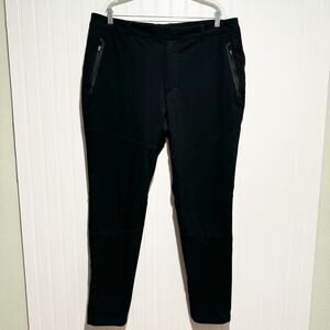 Columbia Flex Tech Fleece Lined Omni Shield Activewear Pants Black Mens 38 Long